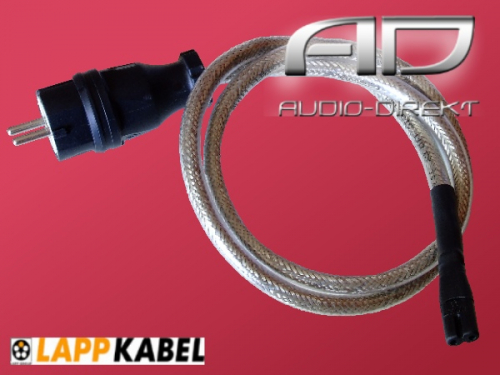 CD/SACD/ DVD High-End Netzkabel 3x2,5mm²